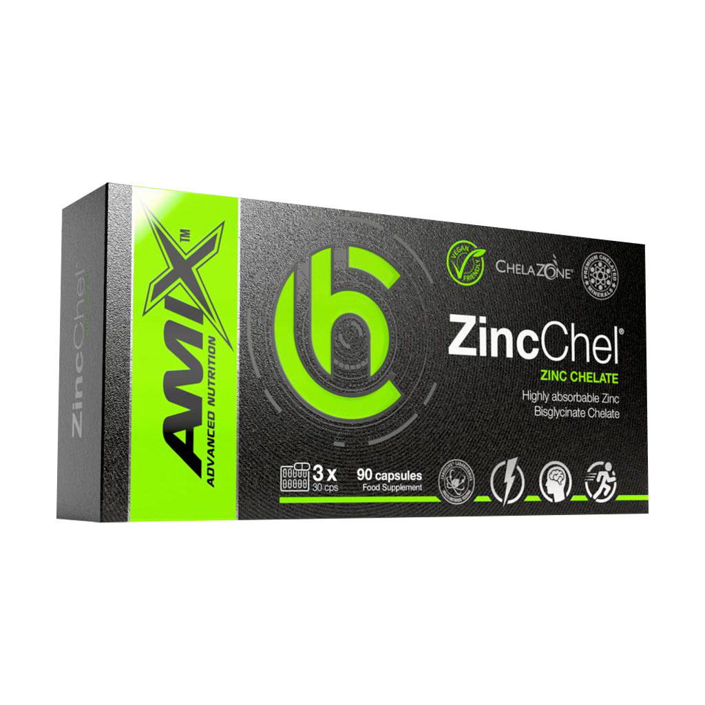 Цинк хелат Amix Nutrition ZincChel Zinc Chelate, 90 капсул